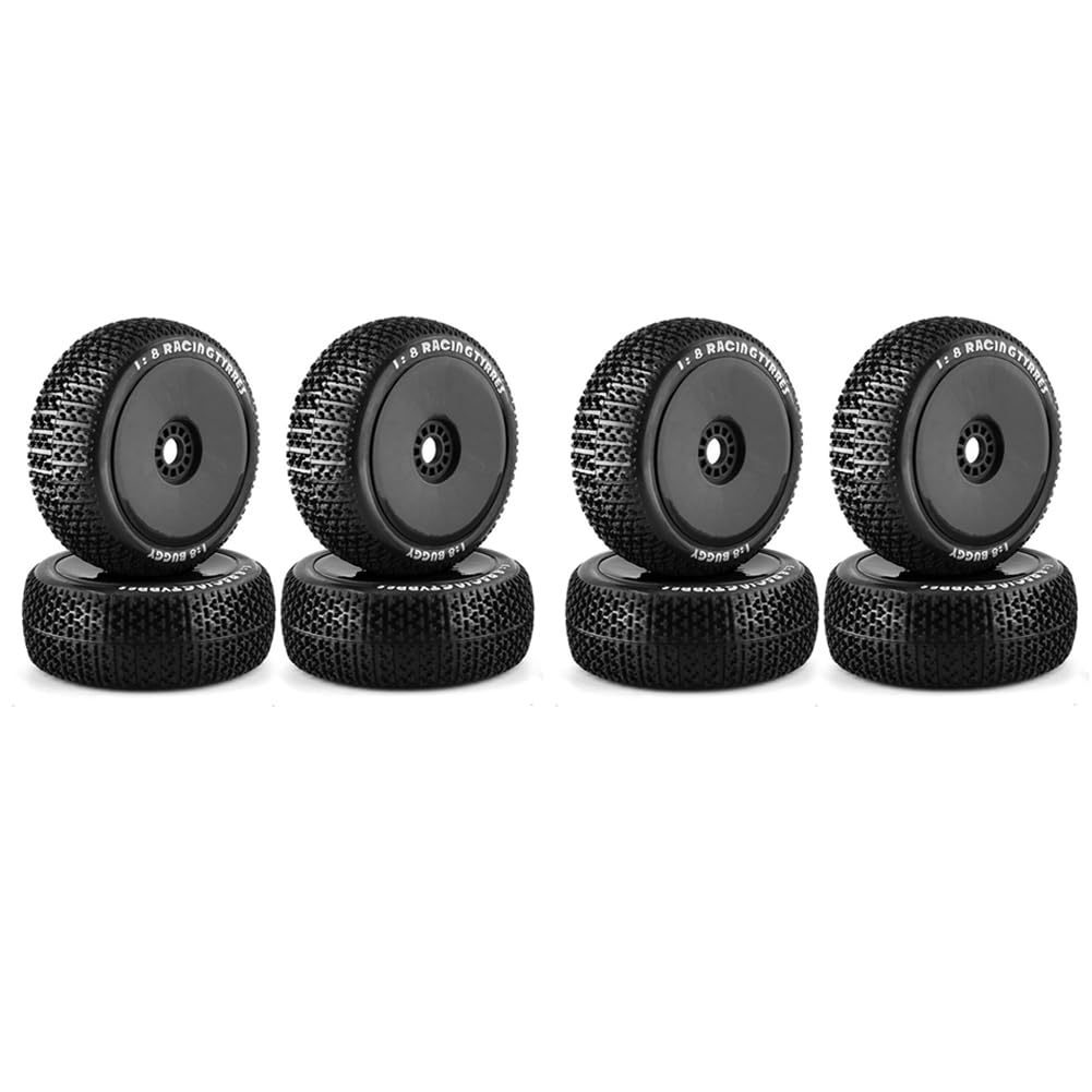 Reinscer 2 Satz 116 mm RC-Reifen Im Maßstab 1:8 17 mm Hex-RC-Rad und -Reifen für ARRMA Redcat Team VRX Hobao,2 Reinscer 2 Satz 116 mm RC-Reifen Im Maßstab 1:8 17 mm Hex-RC-Rad und -Reifen für ARRMA Redcat Team VRX Hobao,2 von Reinscer
