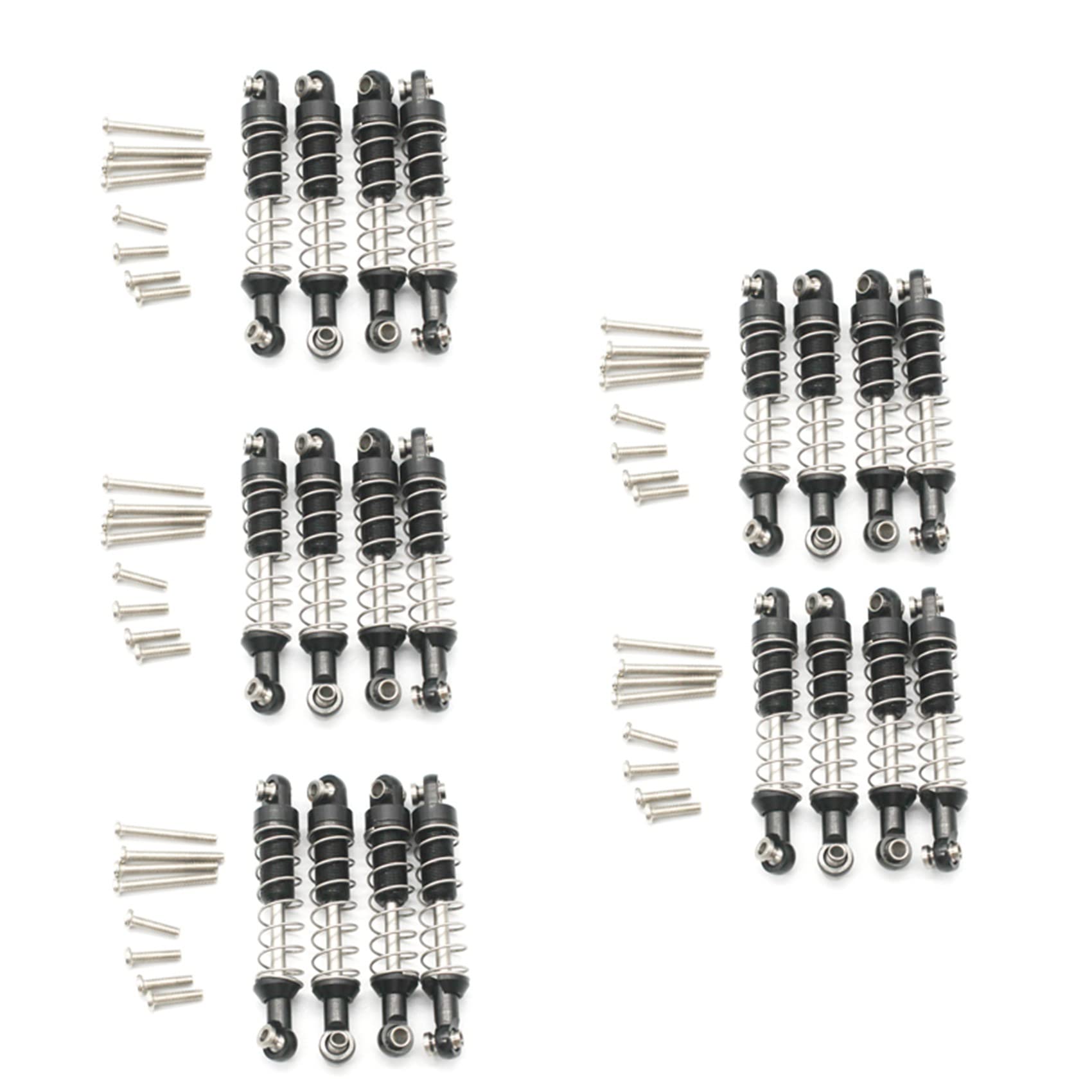Reinscer 20 Teiliger Metall Stoß DäMpfer fürWpl C14 C24 C34 Mn D90 D91 D96 D99 D99S Mn90 Mn99S Rc Auto Upgrade Teile, Schwarz Reinscer 20 Teiliger Metall Stoß DäMpfer fürWpl C14 C24 C34 Mn D90 D91 D96 D99 D99S Mn90 Mn99S Rc Auto Upgrade Teile, Schwarz von Reinscer
