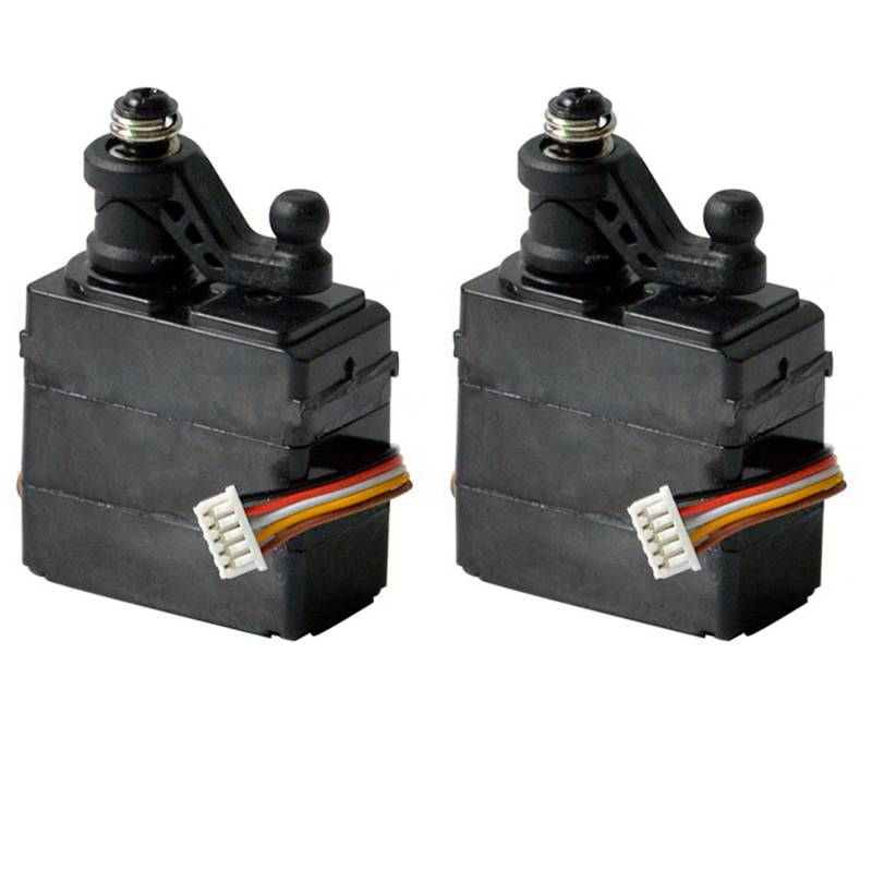 Reinscer 2X 5 Draht Servo 55-ZJ03 für 9155 9156 Xinlehong 9155 9156 1/12 RC Auto Zubehör Teile von Reinscer