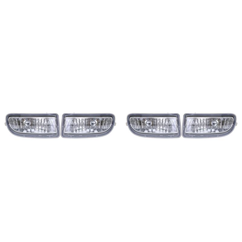 Reinscer 2X Nebel Licht Scheinwerfer Lampe für Land Cruiser 100 LC100 FJ100 1998-2007 Nebel Licht Scheinwerfer Fern Scheinwerfer Linse 8122160042 8121160122 von Reinscer