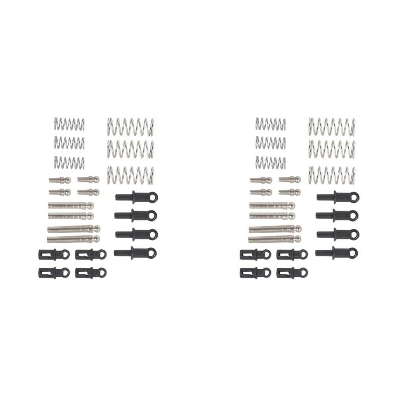 Reinscer 2X für 1/18 LDRC A86 LD1801 LD1802 LD1803 LD1804 A01 A02 Stoßdämpfer Vorne und Hinten RC-Auto-Upgrade-Teile von Reinscer