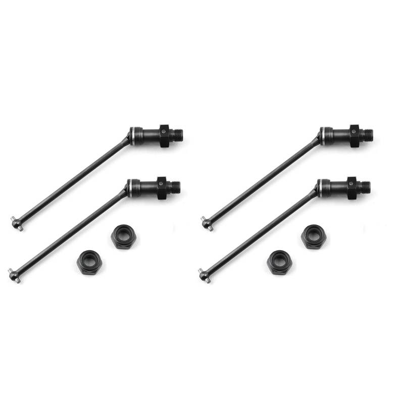 Reinscer 4 Stück Metallantriebswelle CVD EA1061 für JLB Racing CHEETAH 11101 21101 J3 Speed 1/10 RC Car Upgrade Parts Zubehör von Reinscer