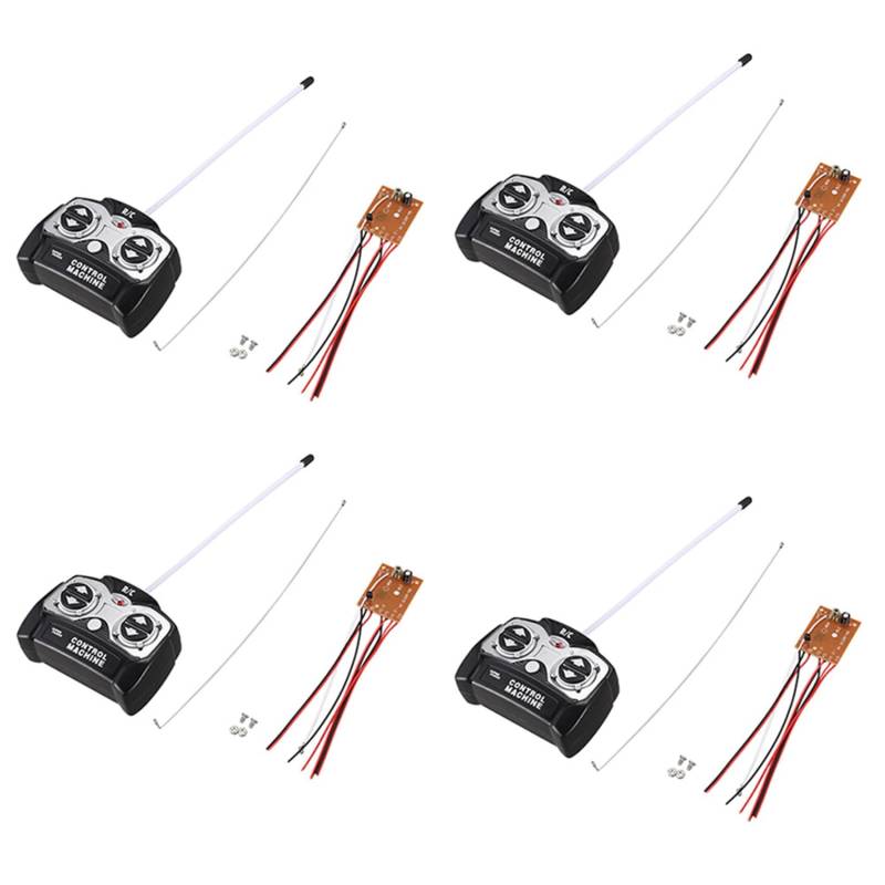 Reinscer 4X 5Ch 27 Mhz Fernbedienung Einheit Empfänger Platine + Fernbedienung für Rc Tank Auto Spielzeug Radio System von Reinscer