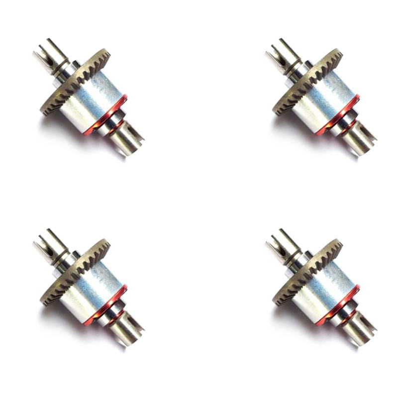 Reinscer 4X Voll Metall Ganzmetall Differential Getriebe Upgrade Teile für 144001 124019 124018 RC Auto Teile von Reinscer