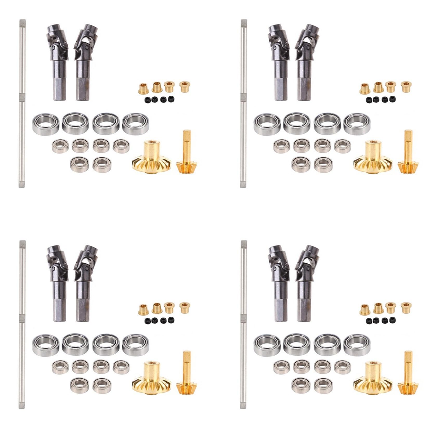 Reinscer 4X für B-1 B-14 B-24 B24 C14 C-14 1/16 Rc Auto Upgrade Metall Antriebswelle Zahn Rad Brücke Vorder Achse Voll Metall Kit Reinscer 4X für B-1 B-14 B-24 B24 C14 C-14 1/16 Rc Auto Upgrade Metall Antriebswelle Zahn Rad Brücke Vorder Achse Voll Metall Kit von Reinscer