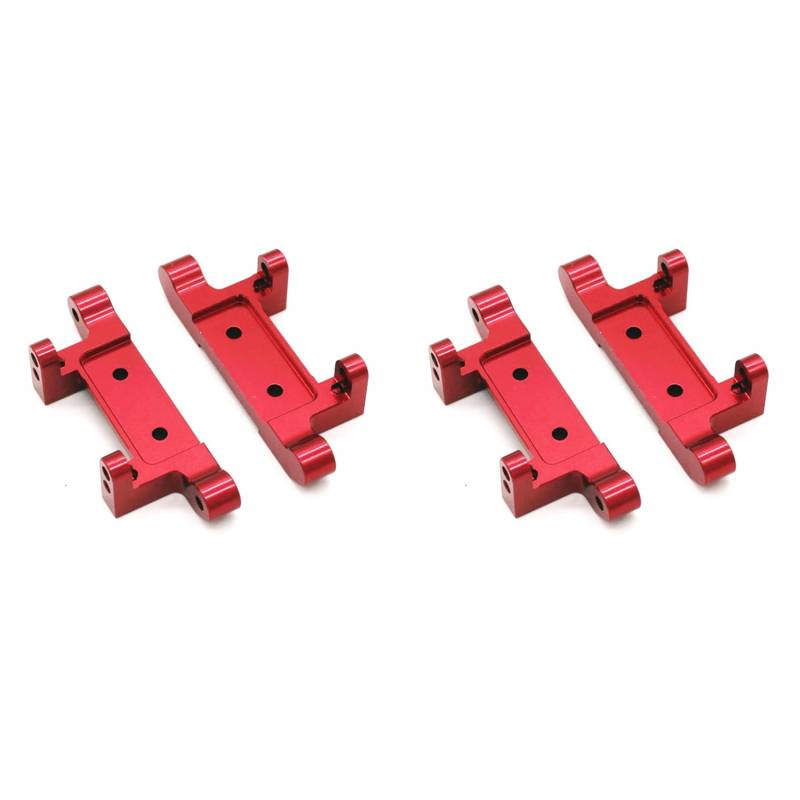 Reinscer 4x Metall Obere Querlenker Arm Halterung Ea1012 für Jlb Racing Cheetah 11101 21101 J3 Speed 1/10 Rc Auto Upgrade Teile von Reinscer