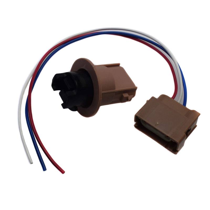 Rejog4 Auto Blinker Rücklicht Bremse Scheinwerfer Standlicht Steckdose & Stecker Kabelbaum 2U5Z13411SA Für Ford Lincoln Mercury 2 Stk von Rejog4 Auto