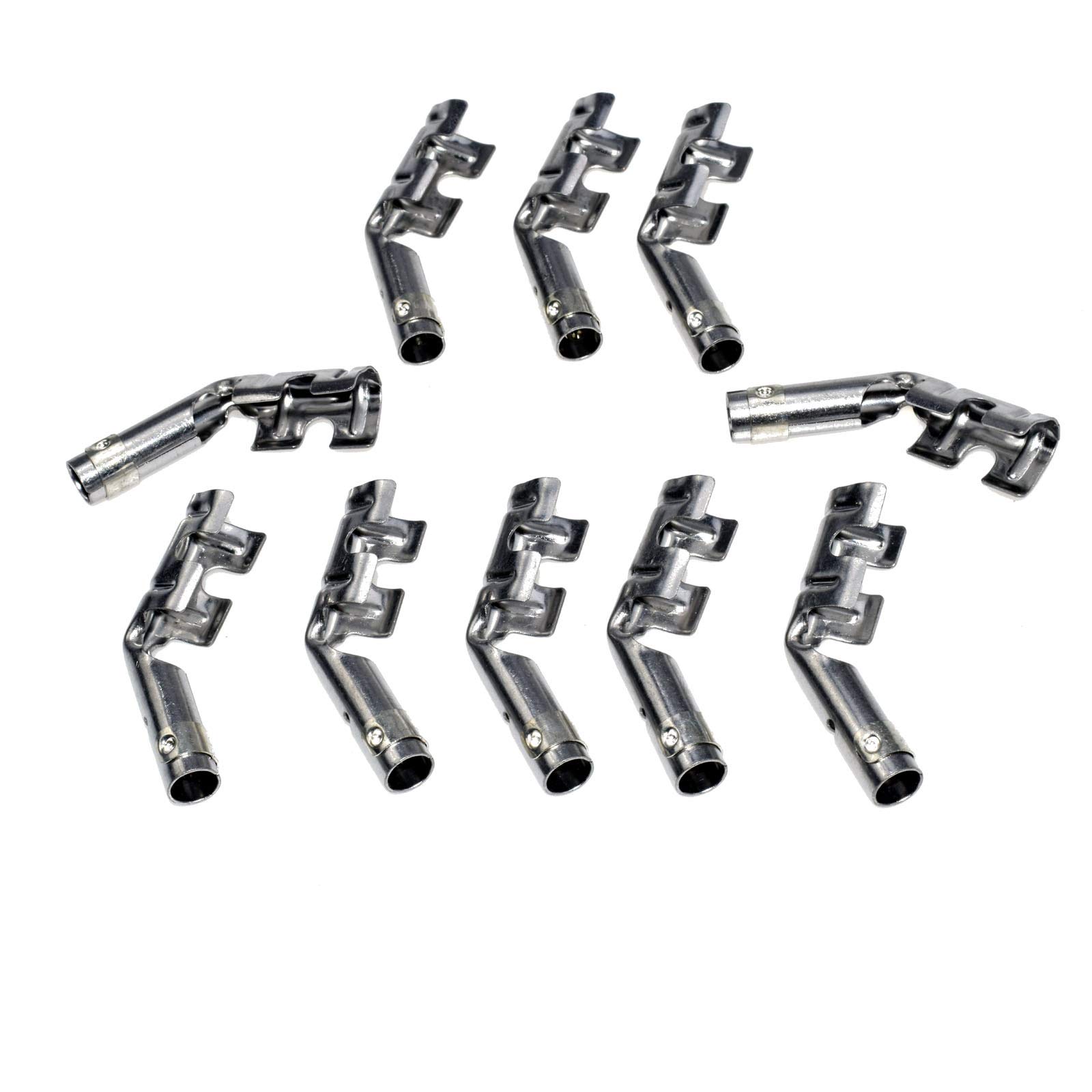 Für Universal-Zündkerzen-Drahtklemmen, Endverbinder-Set, 10 Stück Für Universal-Zündkerzen-Drahtklemmen, Endverbinder-Set, 10 Stück von Rejog4 Auto