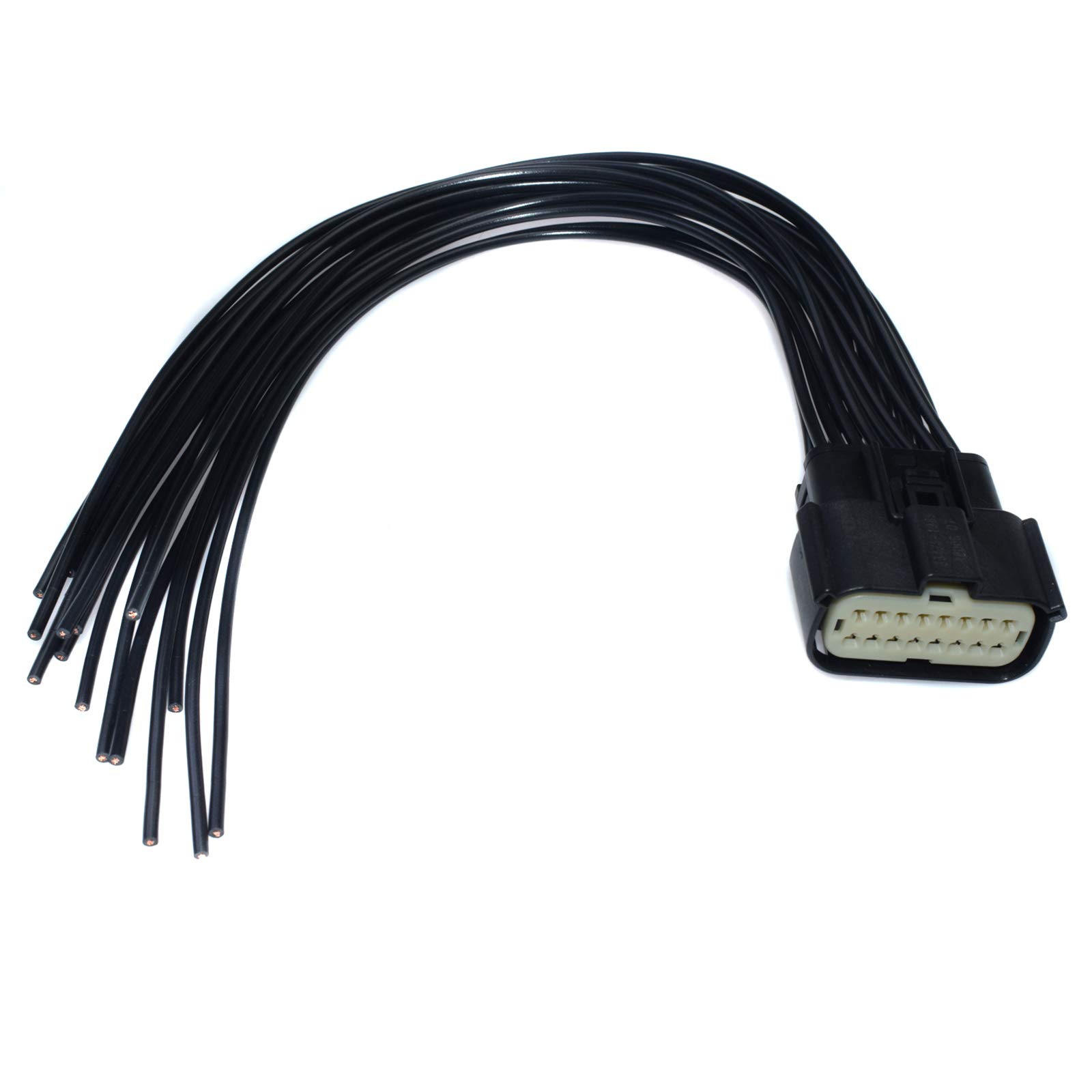 Scheinwerferstecker Pigtail-Stecker Kabel Kabel 16 PINS 68202814AA Für Jeep Grand Cherokee Xenon SRT HID LED 30CM Scheinwerferstecker Pigtail-Stecker Kabel Kabel 16 PINS 68202814AA Für Jeep Grand Cherokee Xenon SRT HID LED 30CM von Rejog4 Auto
