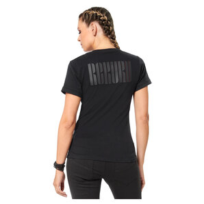 Rekurv 25.01 Damen T-Shirt Schwarz von Rekurv