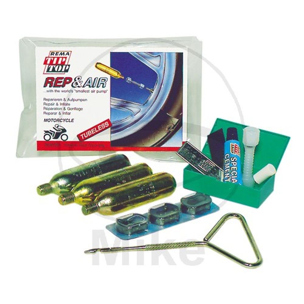 REMA TIP TOP Unisex 5060351 Reparaturset für schlauchlose Motorradreifen, k.A, One Size REMA TIP TOP Unisex 5060351 Reparaturset für schlauchlose Motorradreifen, k.A, One Size von Diverse