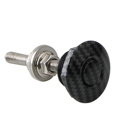 Remingtape 25Mm Universal Hood Lock Push Button Hauben Stifte Lock Clip Kit Motor Hauben Sperren Auto Schnelle Verriegelung Carbon Faser Muster von Remingtape