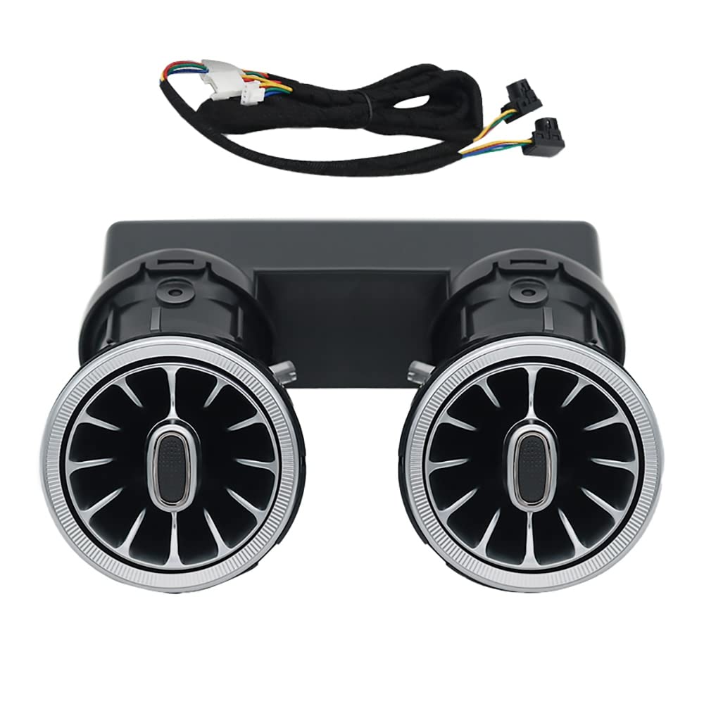Remingtape Hintere Klimaanlage Luft DüSen 64Color LED Turbine Umgebung Licht für C/E/GLC/ W213 von Remingtape