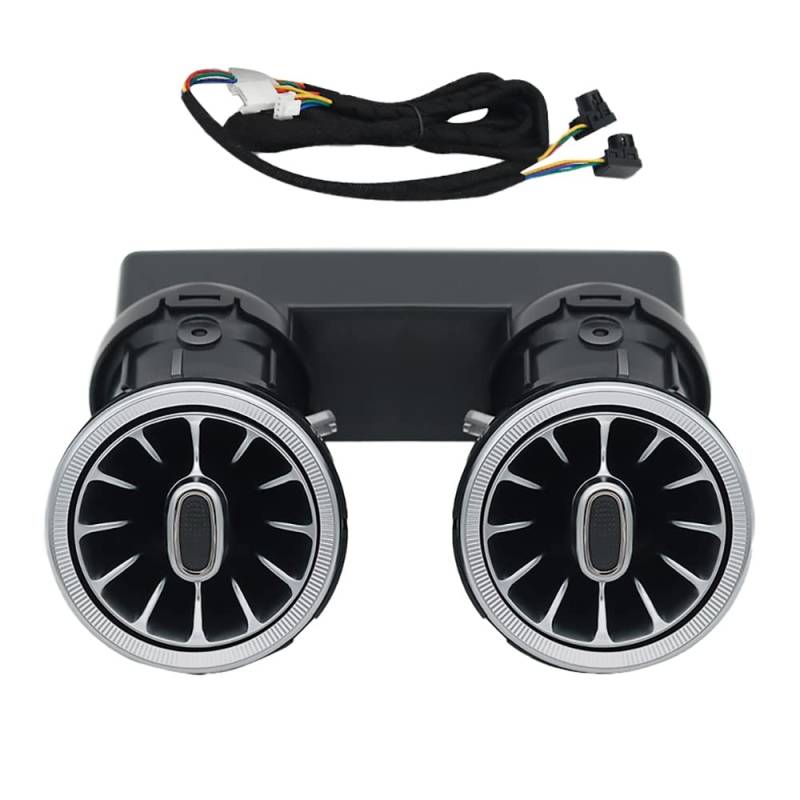 Remingtape Hintere Klimaanlage Luft DüSen 64Color LED Turbine Umgebung Licht für C/E/GLC/ W213 von Remingtape