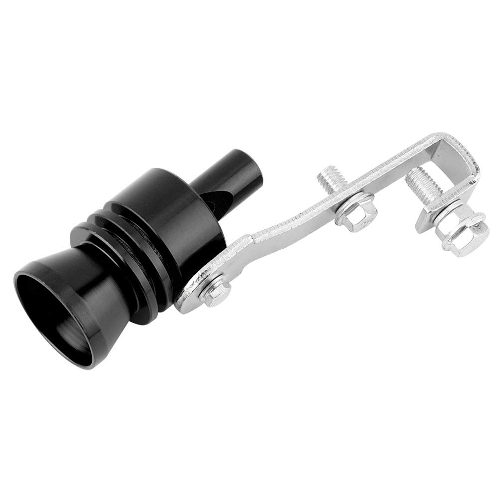 Auto Turbo Whistle | Universal Auto Auspuffrohr Turbo Pfeife für Auto ATV SUV Auto Zubehör(schwarz) von Akozon