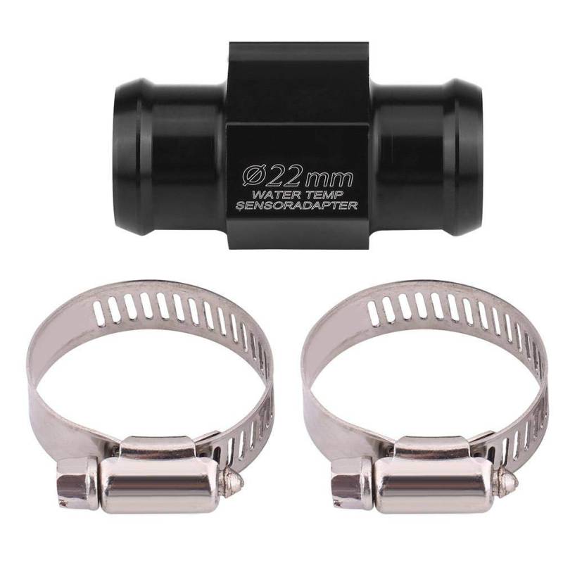 Wassertemperatur Verbindungsrohr Schlauch Sensor Messgerät Adapter für Universalmotorrad(22mm) von Reminnbor