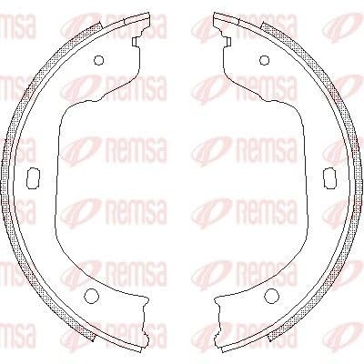 REMSA 4740.00 Bremsbacken und Zubehör von Remsa