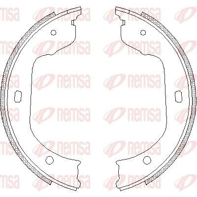 REMSA 4740.00 Bremsbacken und Zubehör von Remsa