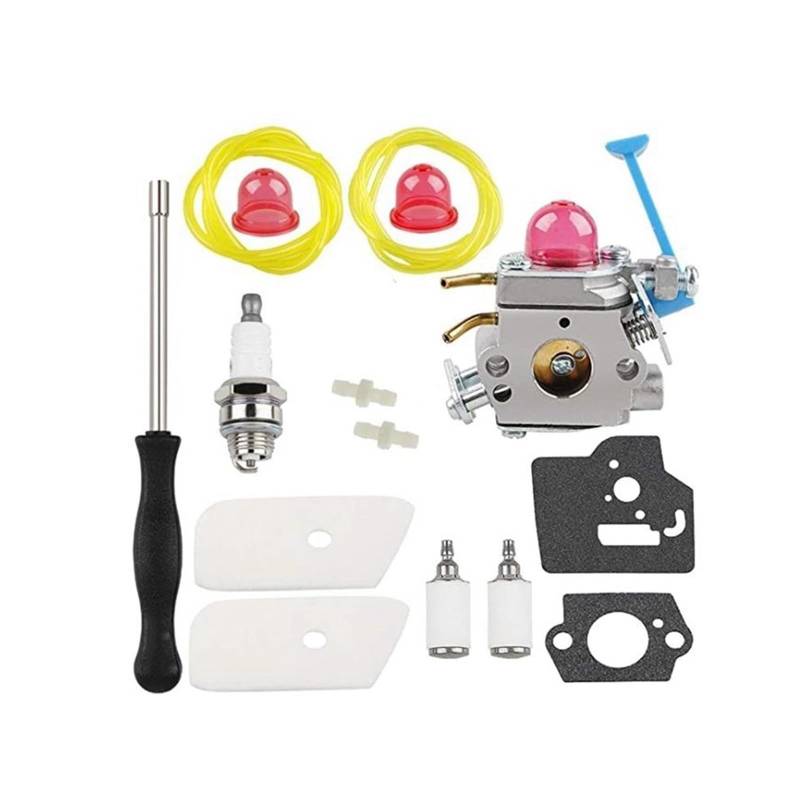 Für Husqvarna Trimmer Edger 28Cc 128C 128L 128R 128LD Vergaser Luftfilter Werkzeug Kraftstoff Linie Filter Carb Tune Up Kit von RenMebu