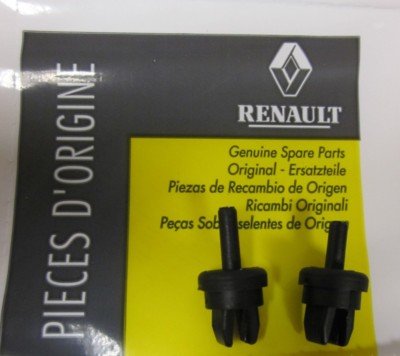 Renault Hutablagen-Clips, Originalteile, 2 Stück von Renault