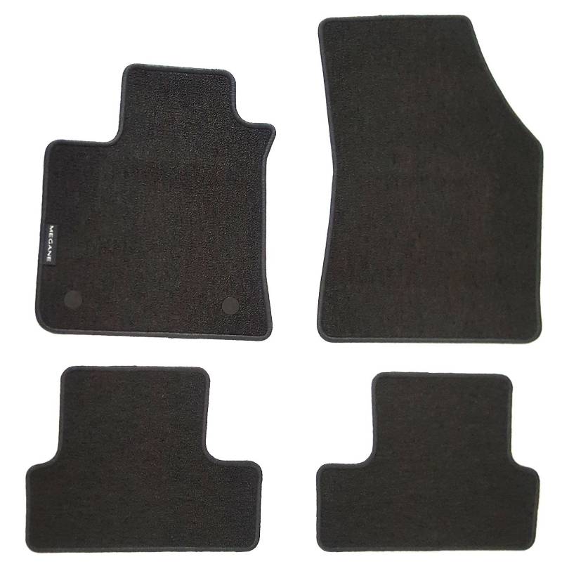 Renault Original Megane 4 Fußmatten Confort - Schwarz - Thermoplastisches Elastomer (TPE) oder Vernetzter Polyethylenschaum (XPE) - Fahrzeugspezifische Passform von Renault