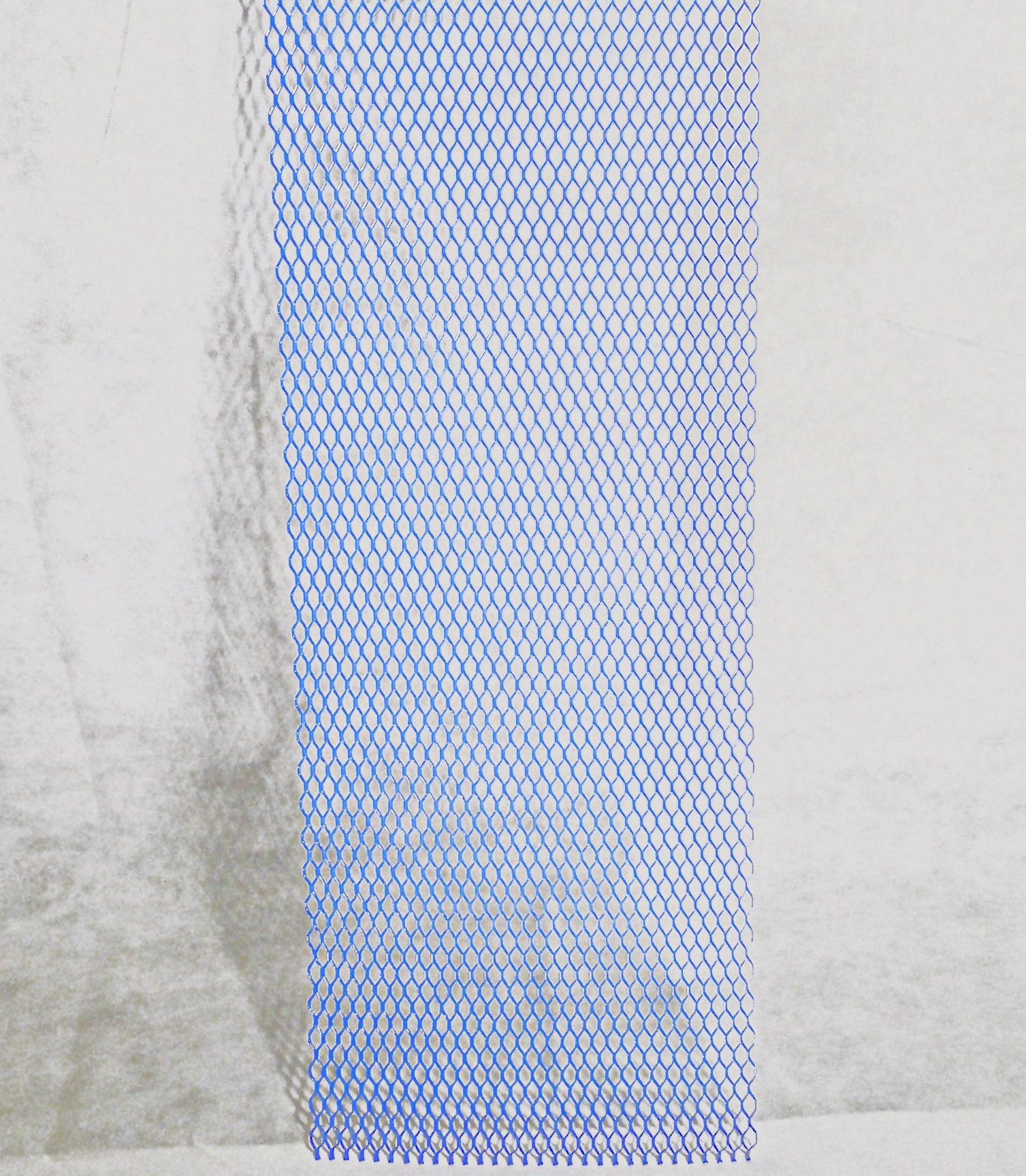 Alu Renngitter, Racegitter, Streckgitter, 100x33cm (Blau mit Struktur) von Renngitter