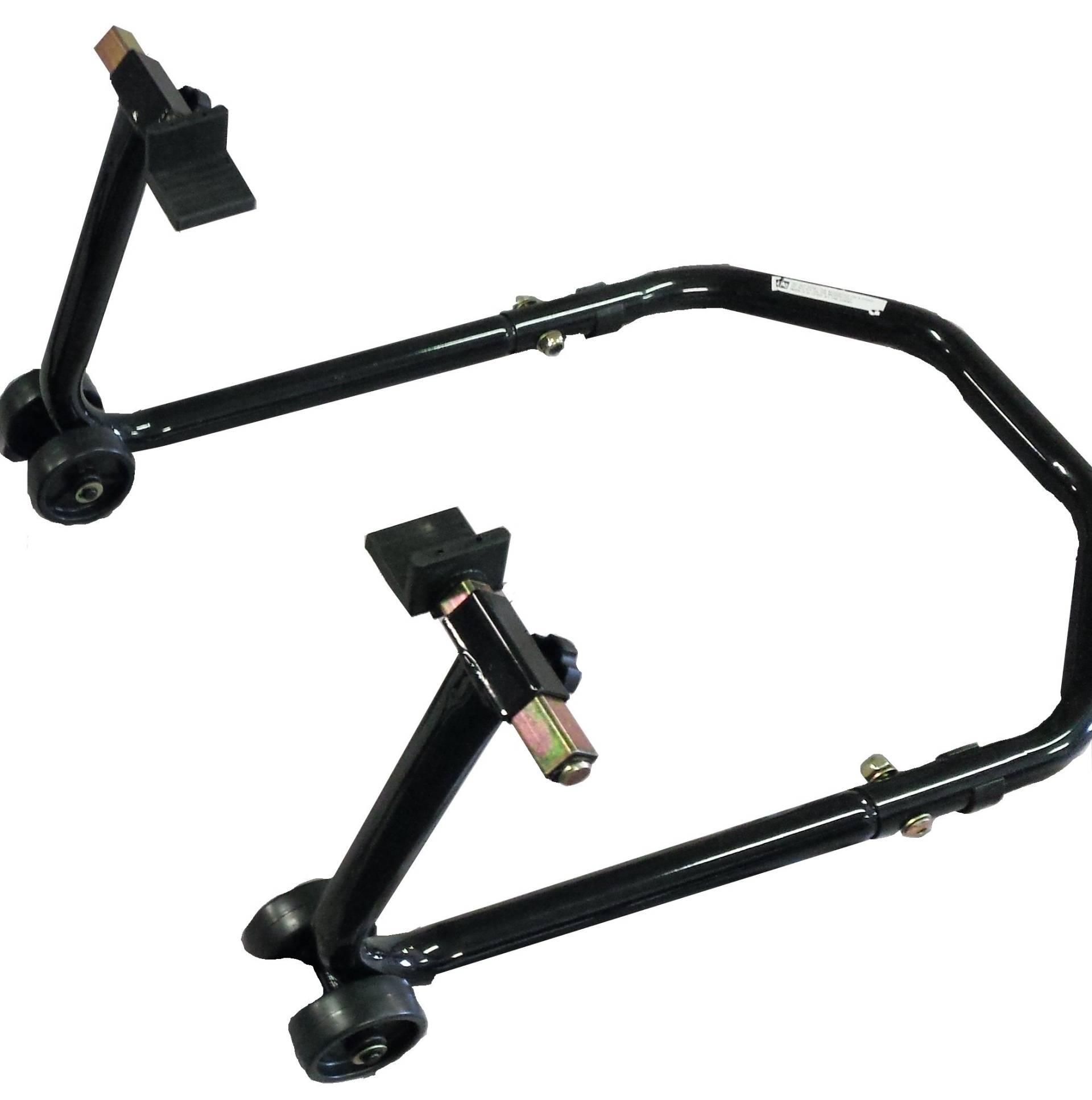 Motorrad Montageständer hinten universal mit Gummiaufnahme und Breitenverstellung Motorrad Montageständer hinten universal mit Gummiaufnahme und Breitenverstellung von Rennsportshop Reisinger