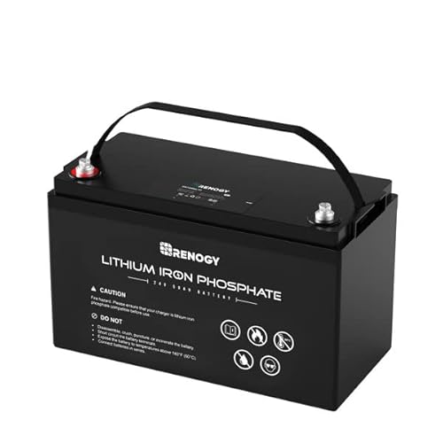 Renogy 24V 50Ah LiFePo4 Lithium Batterie Smart BMS 3500 Zyklen für RV, Wohnmobil und Camper Renogy 24V 50Ah LiFePo4 Lithium Batterie Smart BMS 3500 Zyklen für RV, Wohnmobil und Camper von Renogy