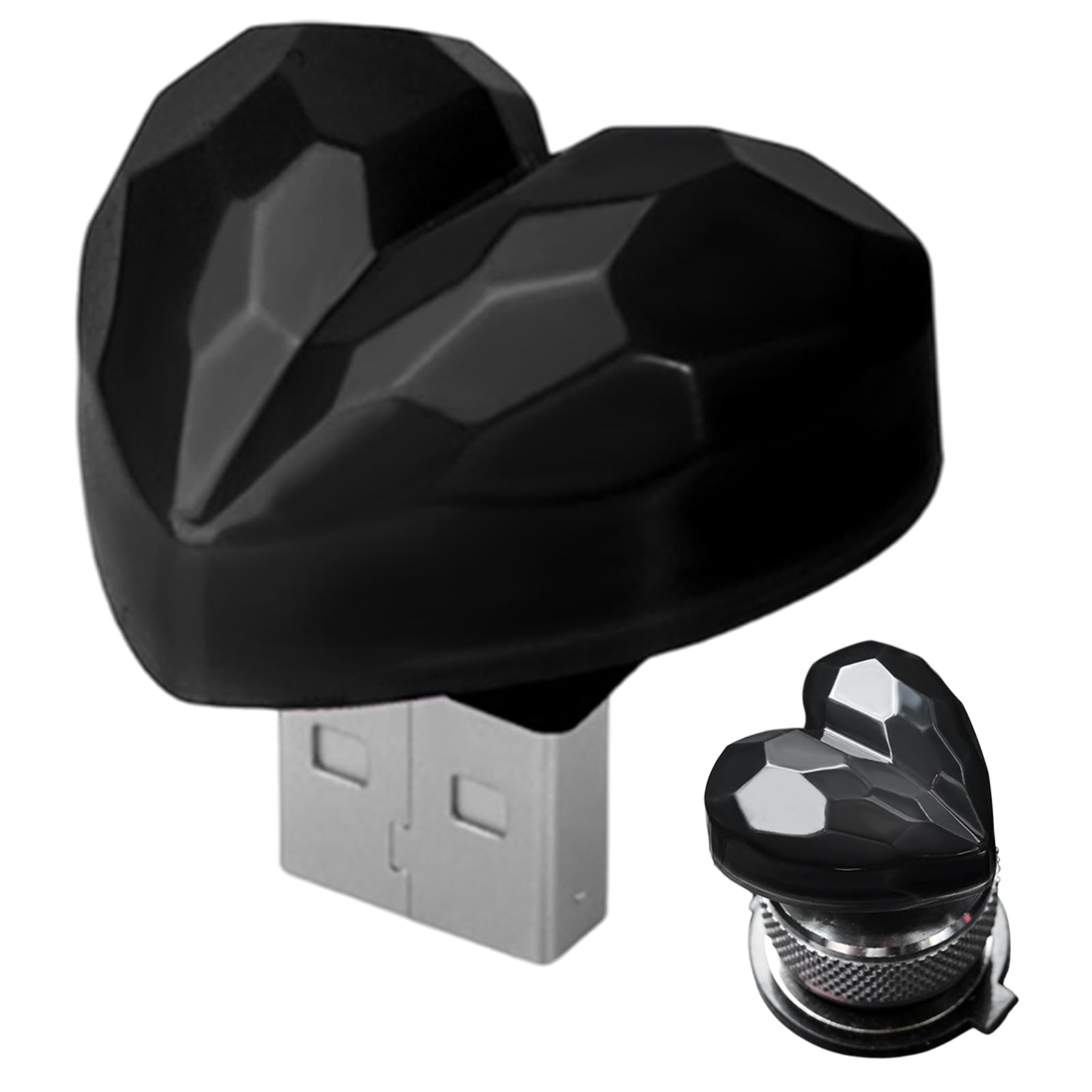 Renopfect Ambiente-Beleuchtung Auto, USB-Liebeslicht Auto-Accessoires, USB-Aufladbare Farbwechsel Lampe Romantische Nachtbeleuchtung Deko Für Fahrzeuge Renopfect Ambiente-Beleuchtung Auto, USB-Liebeslicht Auto-Accessoires, USB-Aufladbare Farbwechsel Lampe Romantische Nachtbeleuchtung Deko Für Fahrzeuge von Renopfect