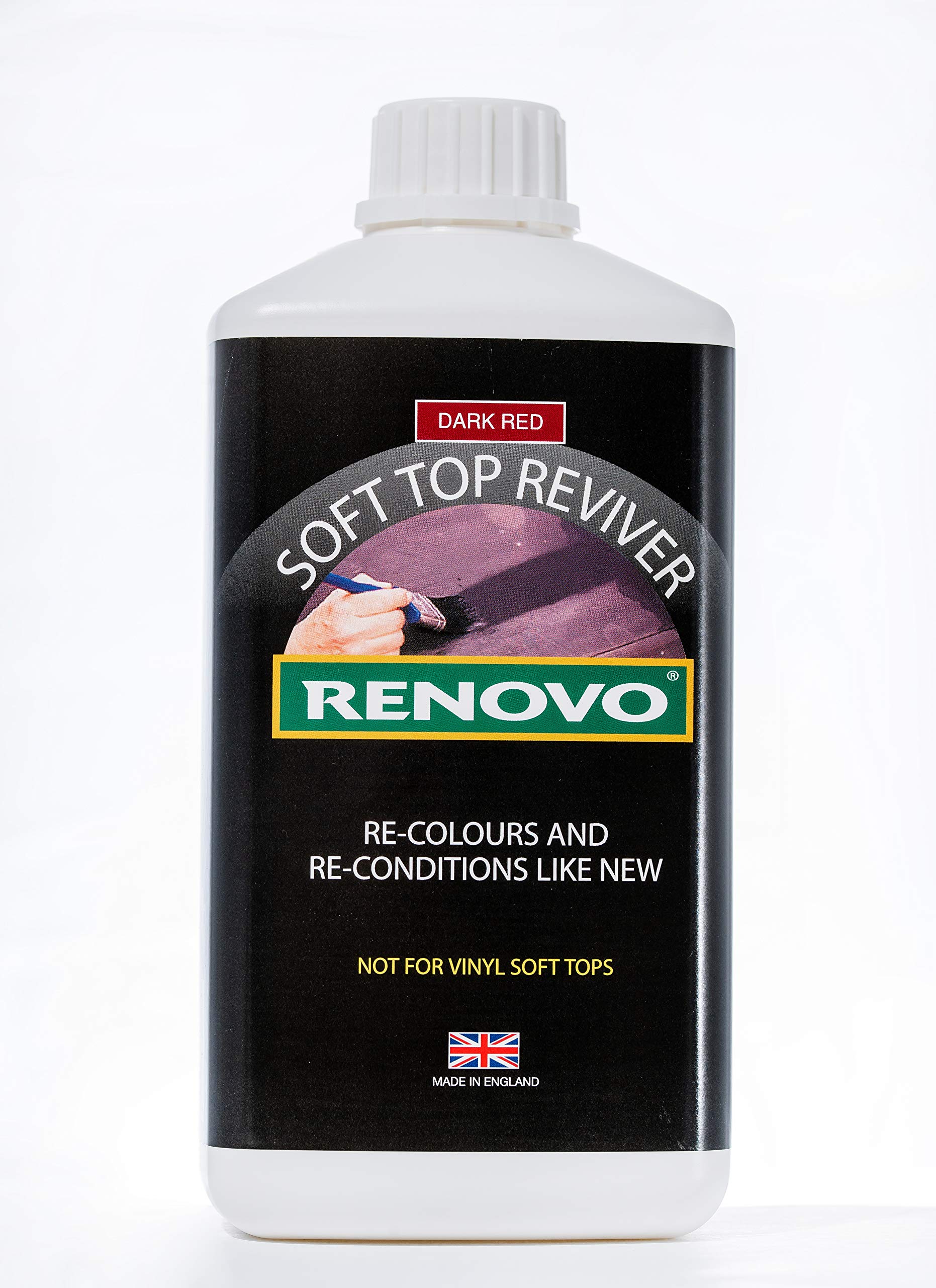 Renovo International 1 Ltr Soft Top Revivier Dark Red/Burgundy von Renovo