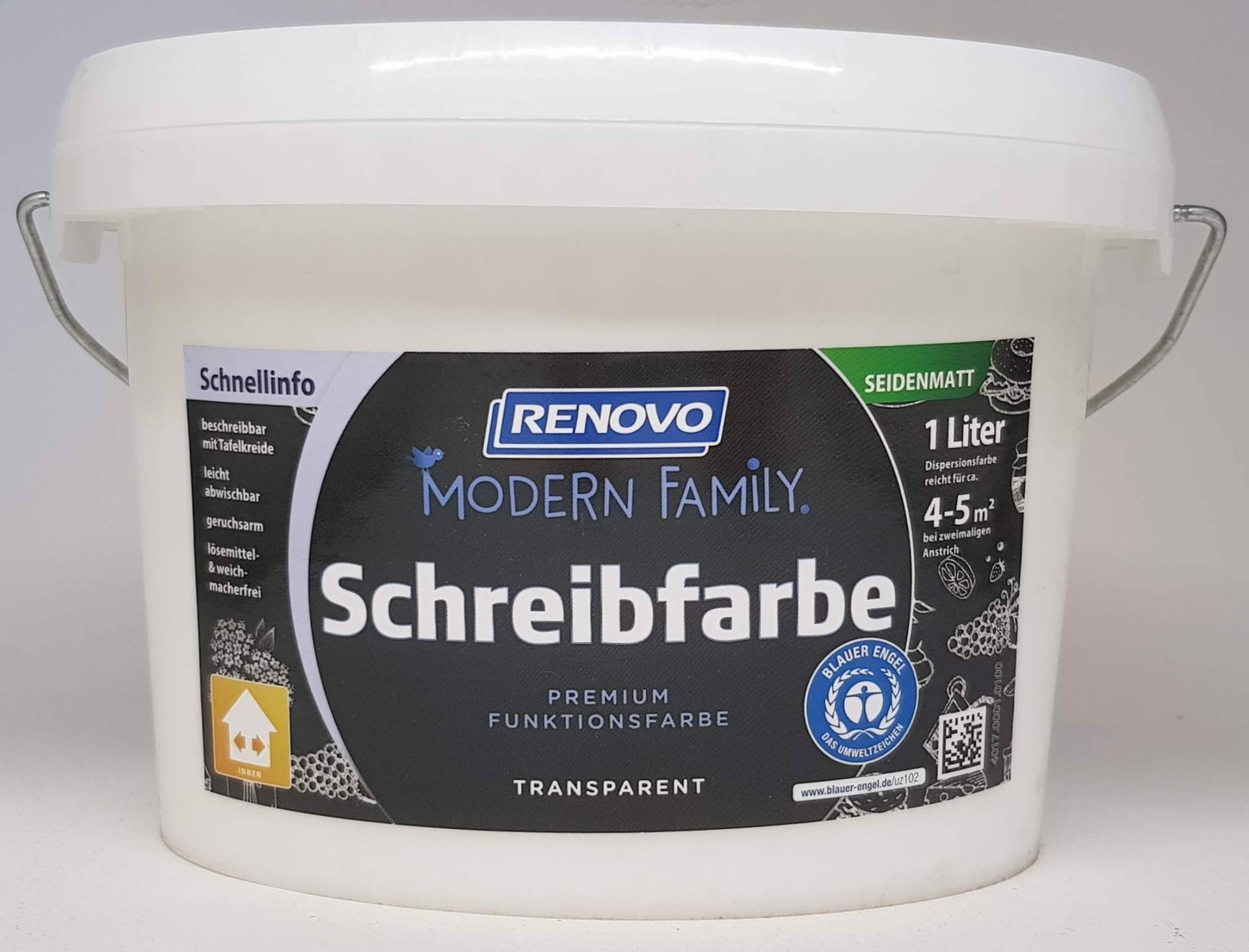 Renovo Schreibfarbe/Wandtafelfarbe Transparent 1 Liter Renovo Schreibfarbe/Wandtafelfarbe Transparent 1 Liter von Renovo