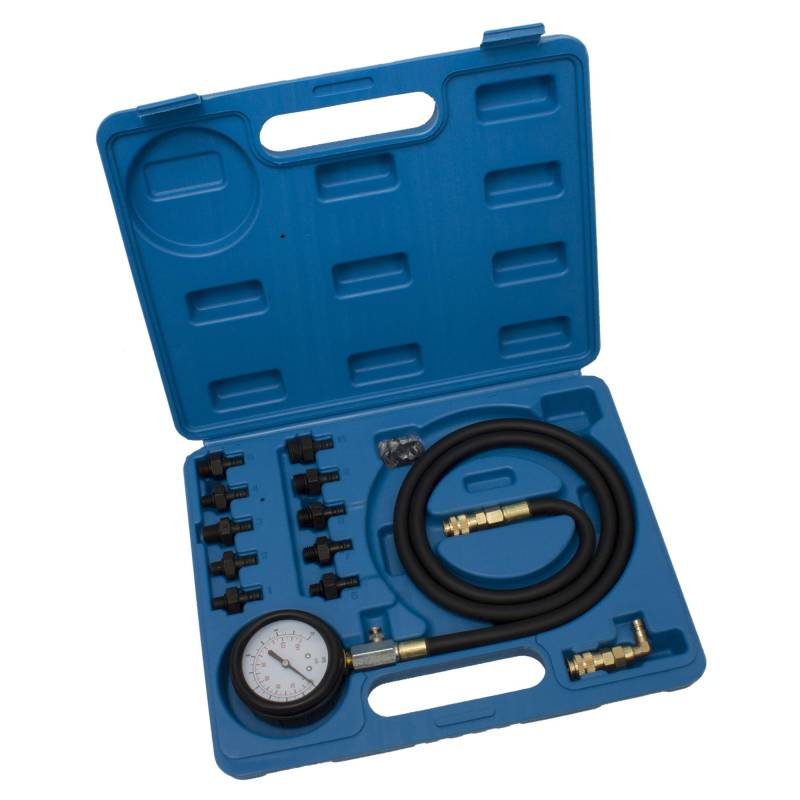RepTools Öldrucktester Motor Öldruckprüfer 0-10bar 12tlg Öldruckmesser Prüfer Tester von RepTools