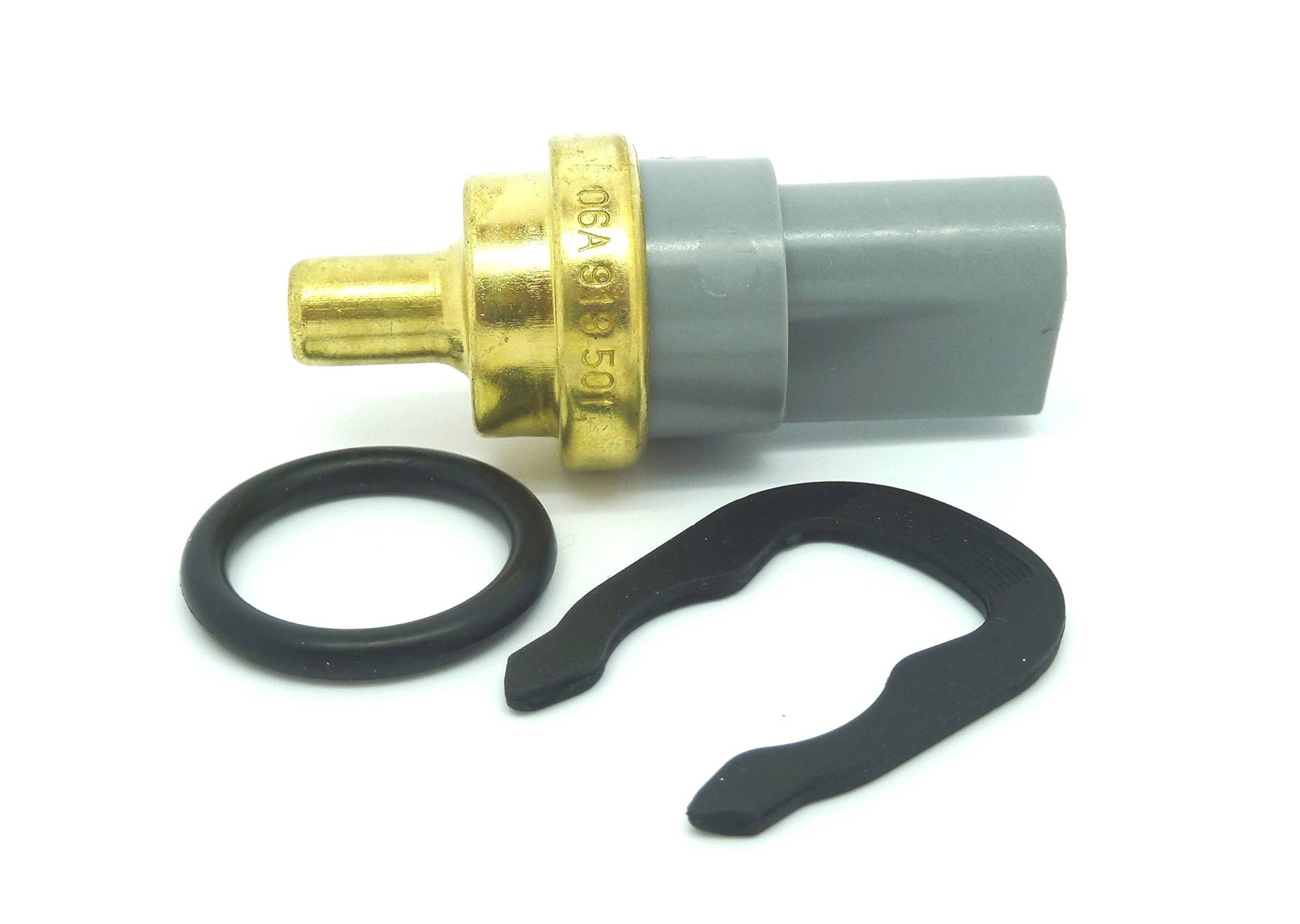 Reperio Wasser Kühlmitteltemperatur Gauge Senso mit Clip O-Ring, Teilenummer 06A919501A, 06A919501, grau, 2-Pin von Reperio