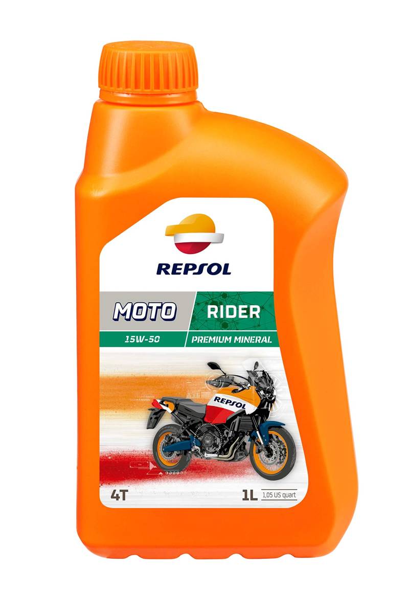 Repsol Motorenöl für Motorrad Moto rider 4T 15W- 50 von Repsol