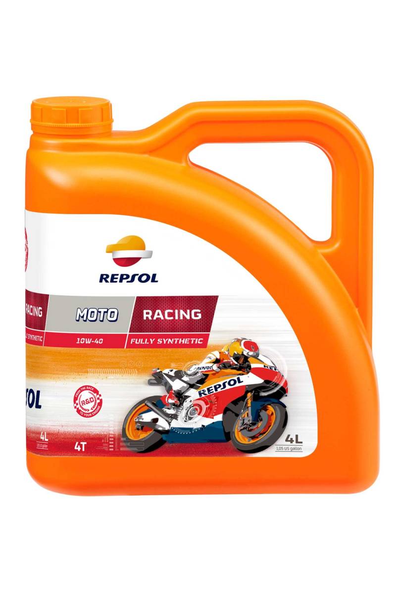 Repsol Motorenöl für Motorrad Moto racing 4T 10W- 40 4L von Repsol