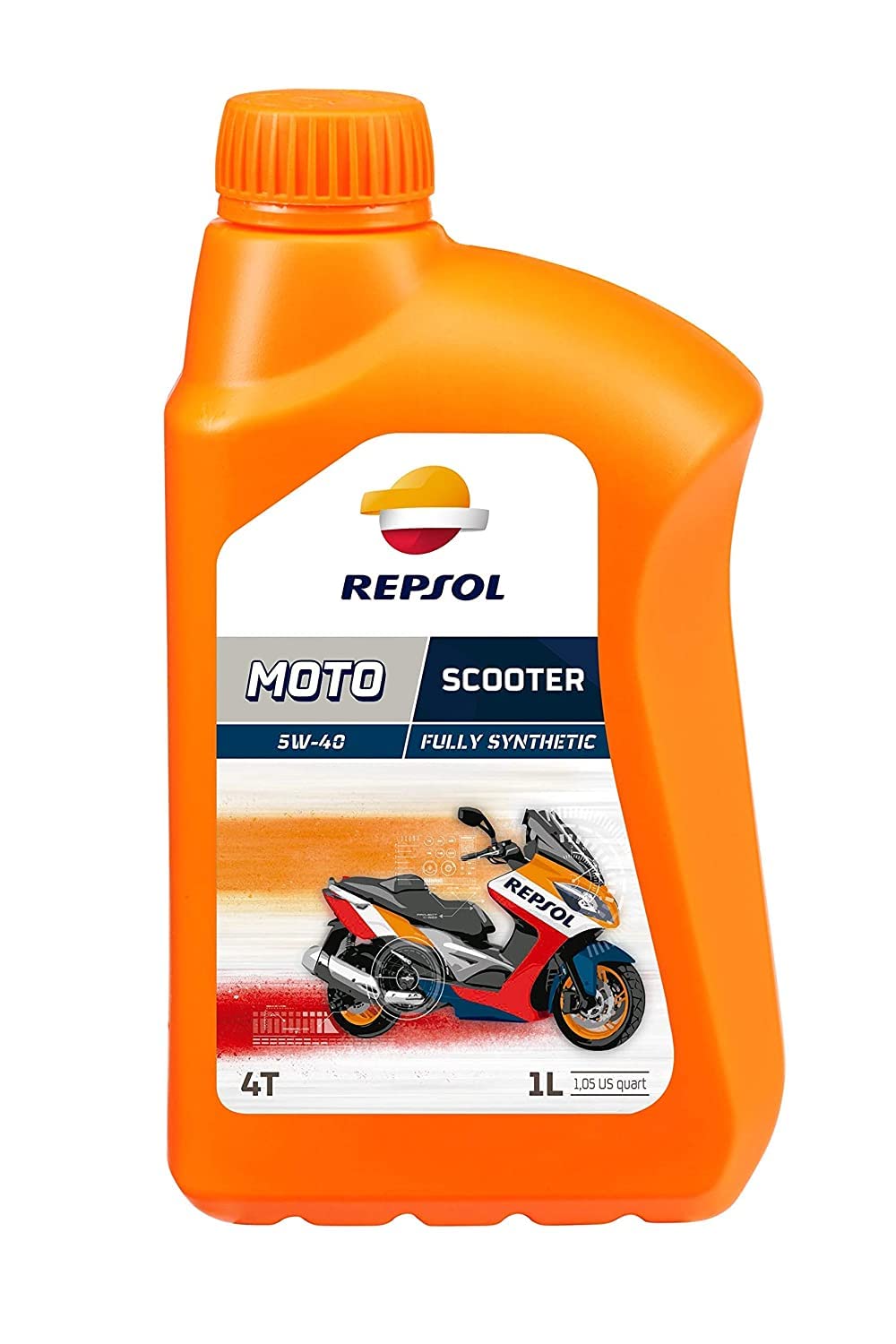 Repsol Motorenöl für Motorrad Moto scooter 4T 5W- 40 von Repsol