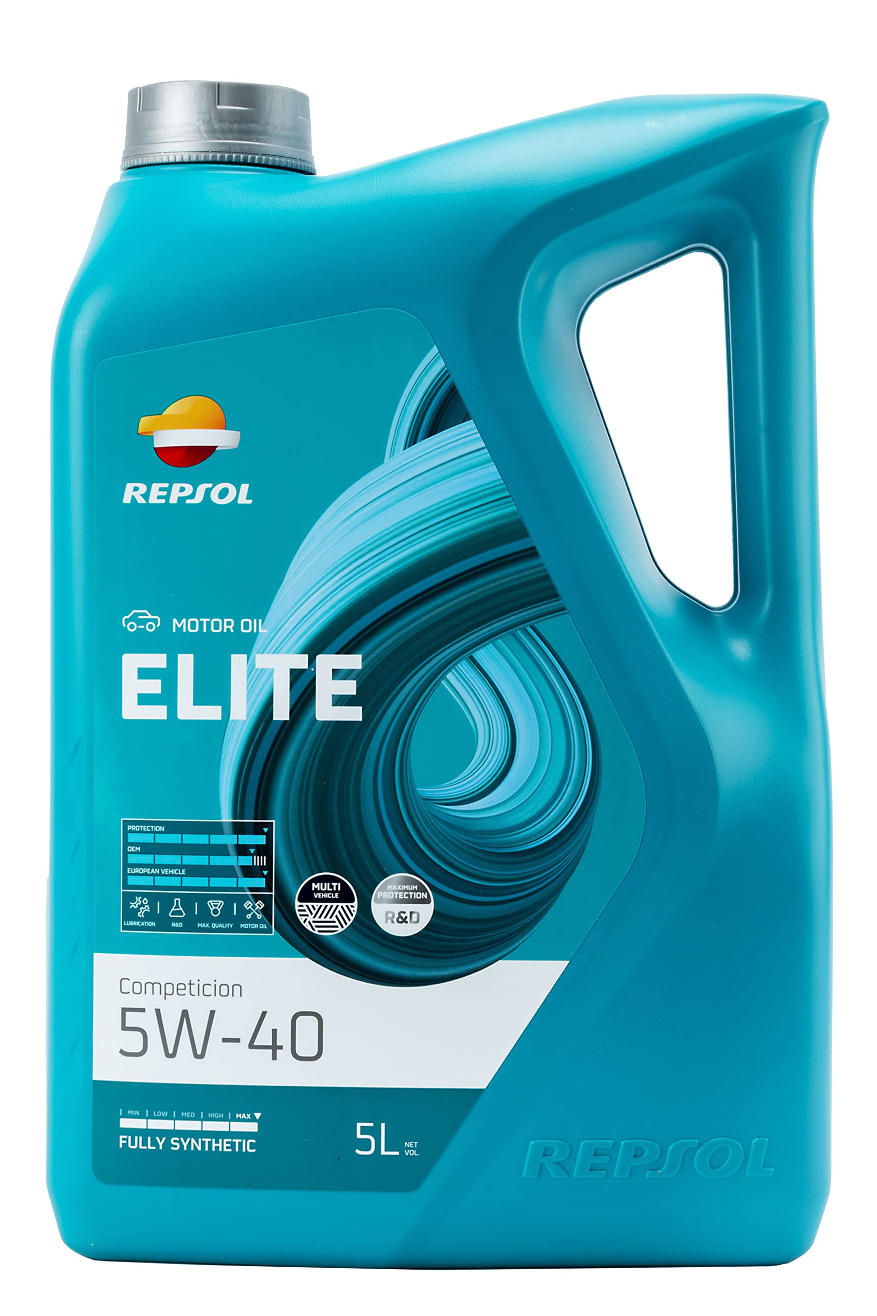 Repsol Motoröl für Autos, Elite Competicion 5W40, 5L Repsol Motoröl für Autos, Elite Competicion 5W40, 5L von Repsol
