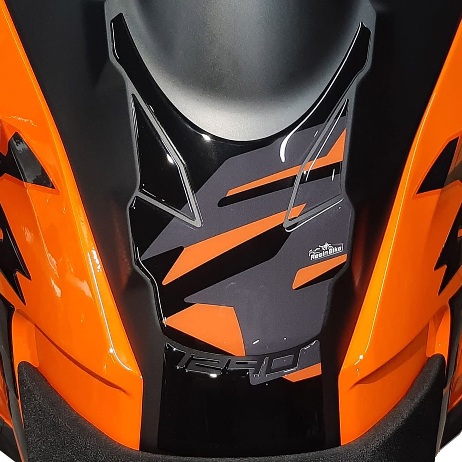 Resin Bike Aufkleber für Motorrad Kompatibel mit KTM 1290 Super Adventure S 2021. Tankabdeckung vor Stößen und Kratzern. 3D-Harzklebstoff – Stickers - Made in Italy von Resin Bike