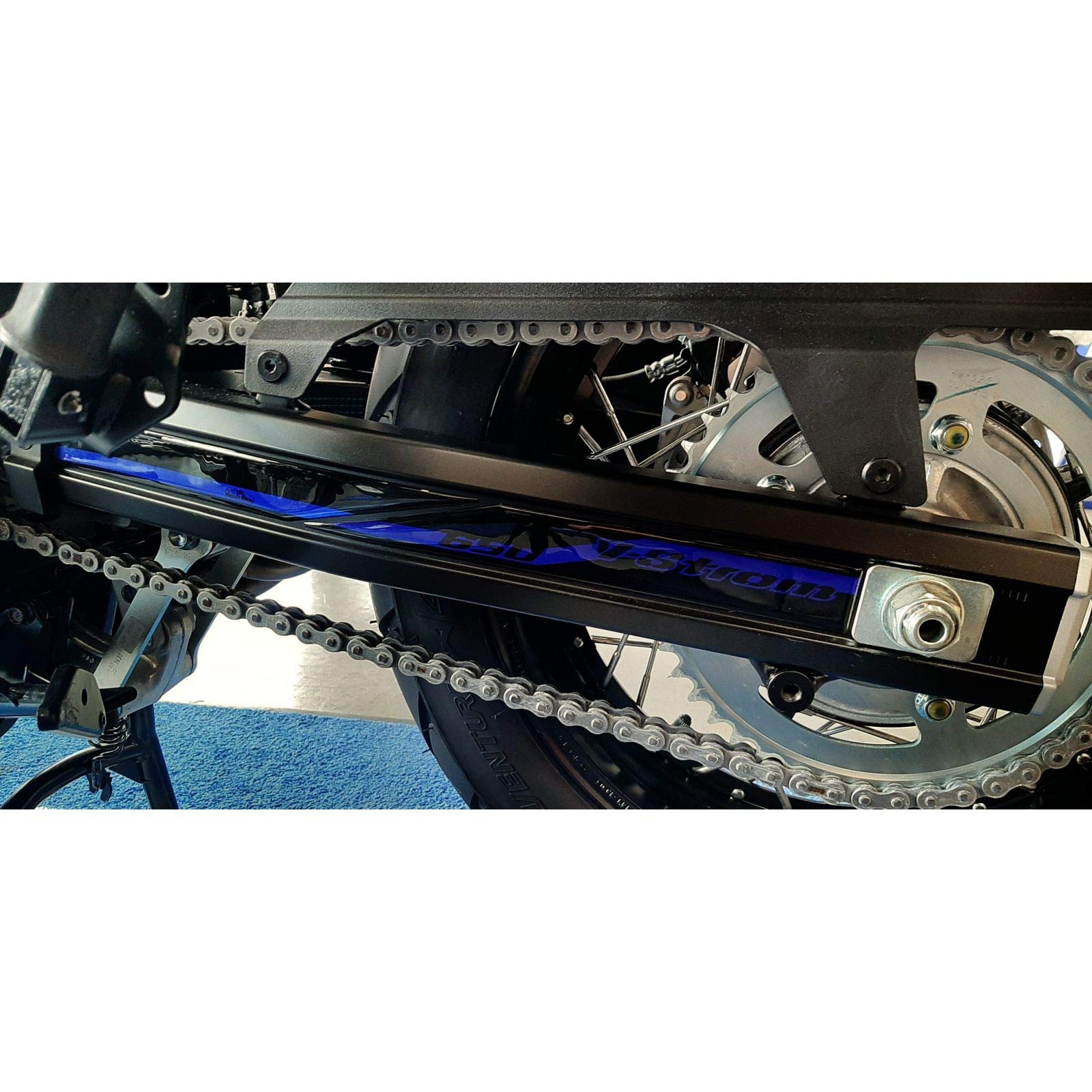 Resin Bike Aufkleber für Motorrad Kompatibel mit Suzuki V-Strom 650 XT ABS 2020-2021. Schwingschutz vor Stößen und Kratzern. 3D-Harzklebstoff - Stickers - Made in Italy von Resin Bike