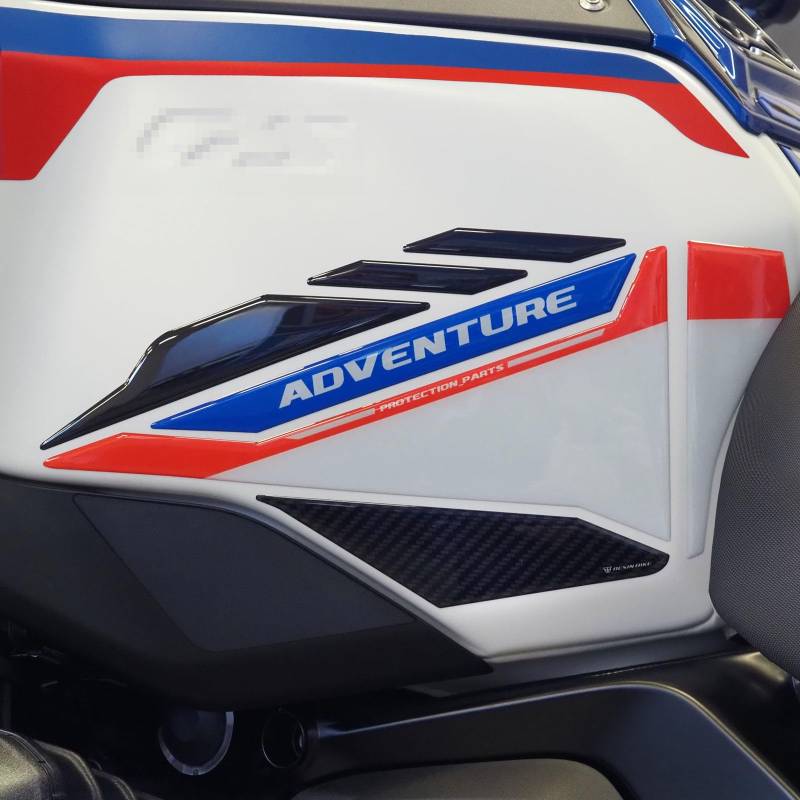 Resin Bike Aufkleber Kompatibel Mit BMW R 1300 GS Adventure Trophy 2025. Motorrad Seitenschutzgitter Tank-Schutzfolie vor Stößen und Kratzern. Aufklebersatz 3D-Harzklebstoff - Stickers Made in Italy von Resin Bike