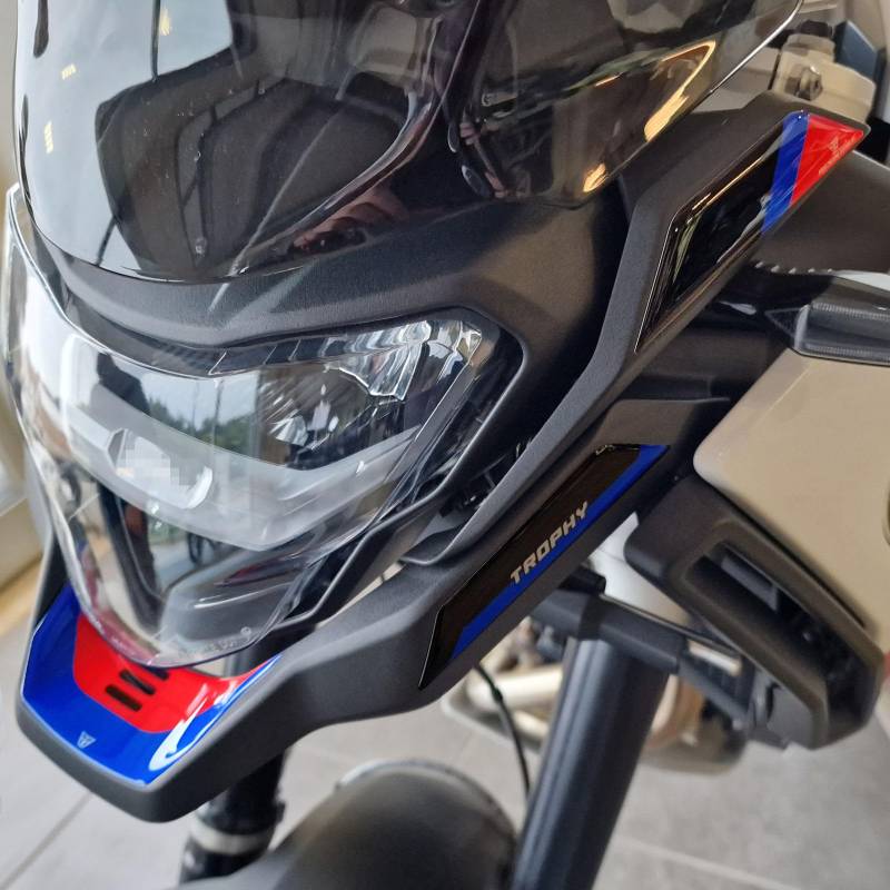 Resin Bike Aufkleber Motorrad Kompatibel Mit BMW F 900 GS Trophy 2024. Frontstachel vor Stößen und Kratzern. Aufklebersatz 3D-Harzklebstoff - Stickers Made in Italy von Resin Bike