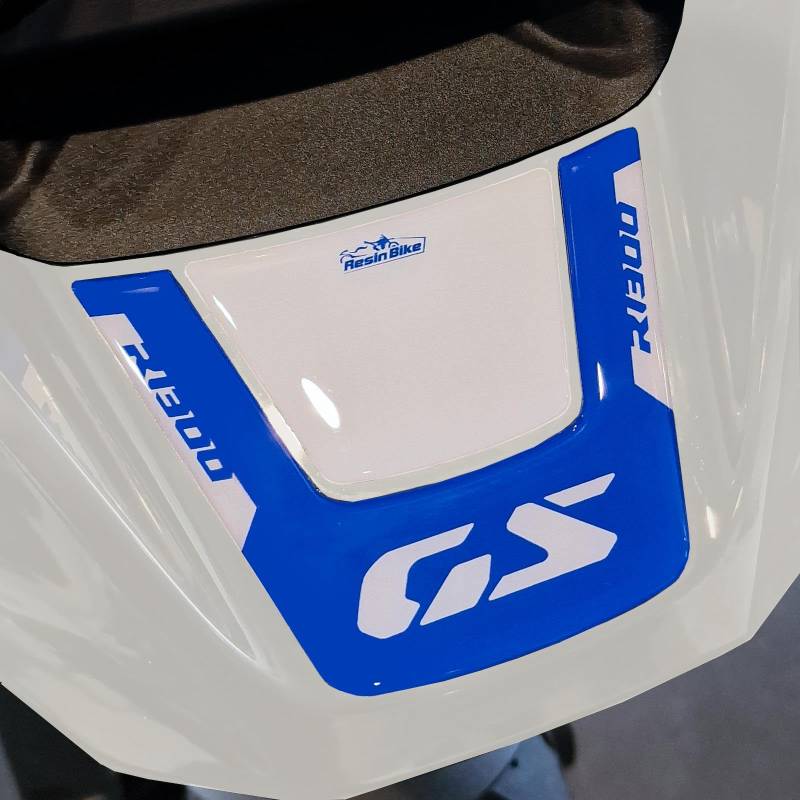 Resin Bike Aufkleber Motorrad Kompatibel Mit BMW R 1300 GS Light White 2023-2025. Schutz Motorrad Frontstachel vor Stößen und Kratzern. Aufklebersatz 3D-Harzklebstoff - Stickers Made in Italy von Resin Bike