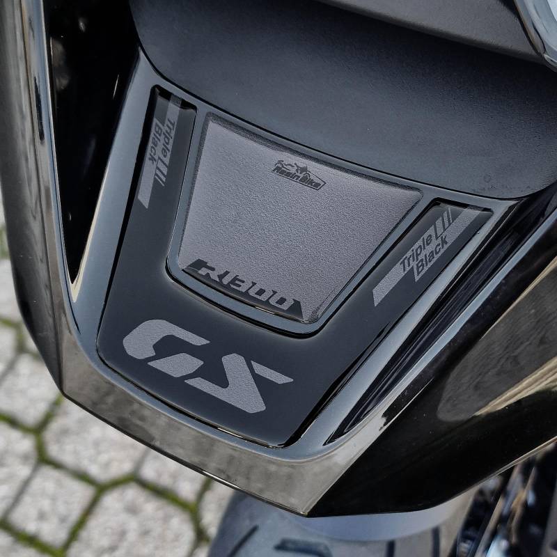 Resin Bike Aufkleber Motorrad Kompatibel Mit BMW R 1300 GS Triple Black 2023-2024. Schutz Motorrad Frontstachel vor Stößen und Kratzern. Aufklebersatz 3D-Harzklebstoff - Stickers Made in Italy von Resin Bike