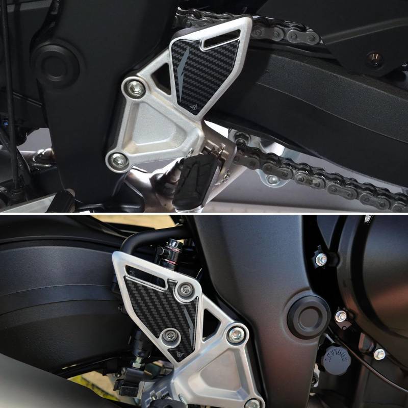 Resin Bike Aufkleber Motorrad Kompatibel Mit Honda CB 1000 Hornet 2025. Grip Motorrad-Fersenschützer vor Stößen und Kratzern. Klebstoff Harz Aufkleber Set - Stickers Made in Italy von Resin Bike