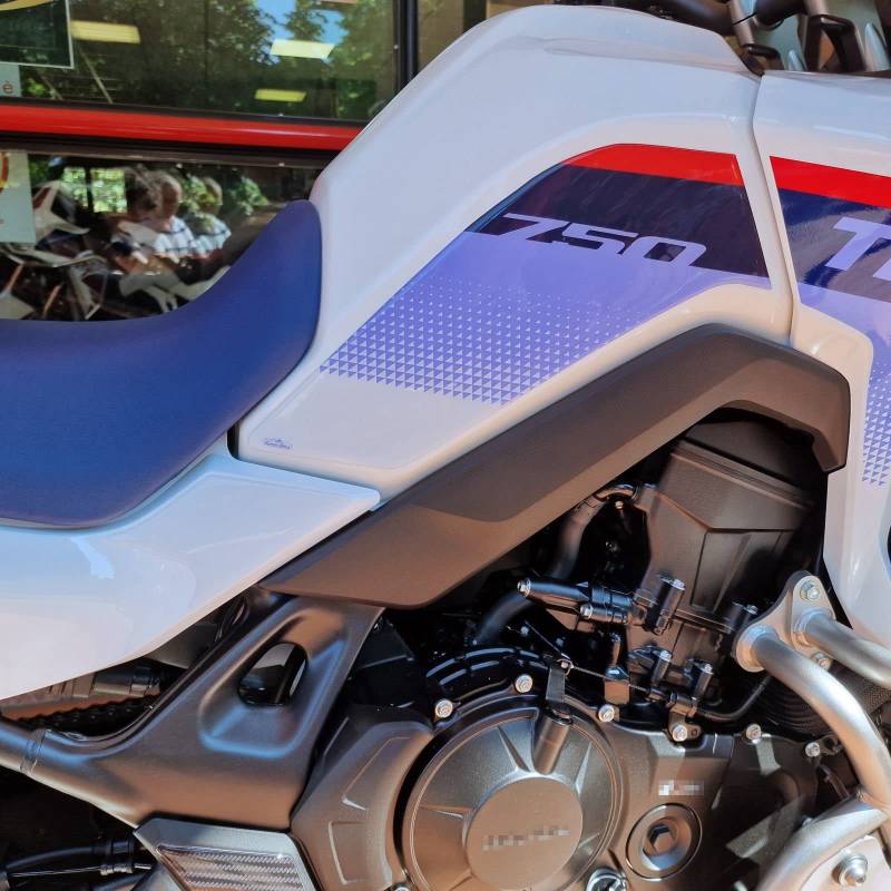 Resin Bike Aufkleber Motorrad Kompatibel Mit Honda Transalp XL 750 2023. Schutz Motorrad Seitenlichter Tank Von Hülle PU Graffi. Einige Aufkleber 3D Harz von Resin Bike