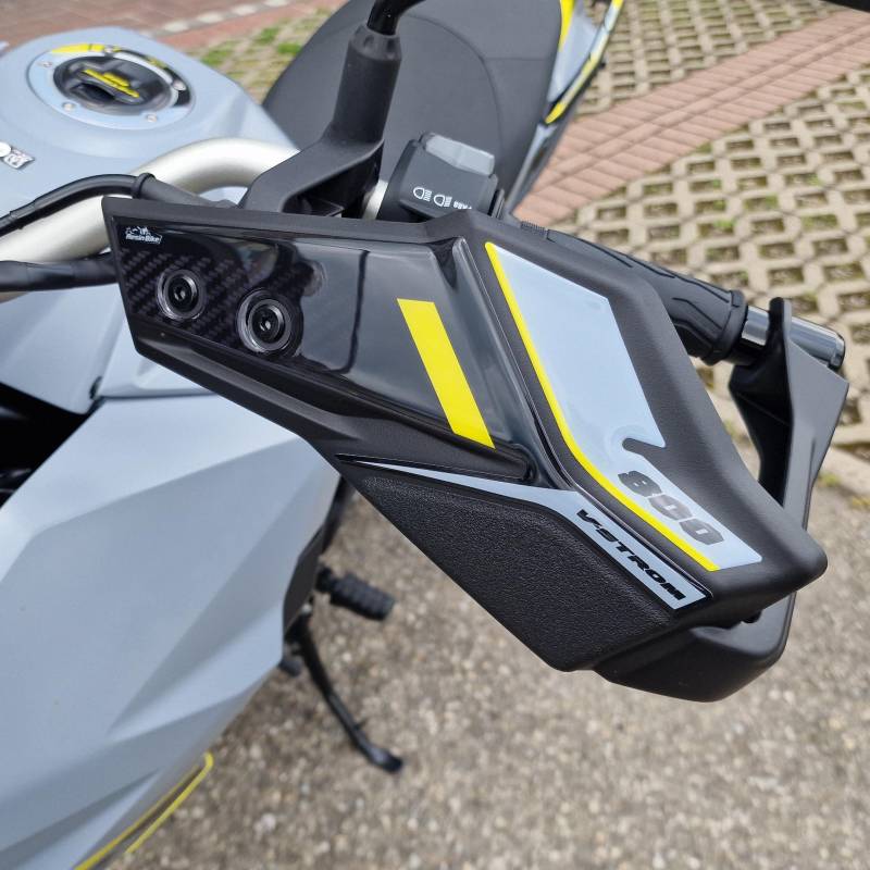 Resin Bike Aufkleber Motorrad Kompatibel Mit Suzuki V-Strom 800 De 2023. Schutz Motorrad Handschutz Von Hülle PU Graffi. Aufkleber 3D mit Harz Beschichtet 2023 von Resin Bike