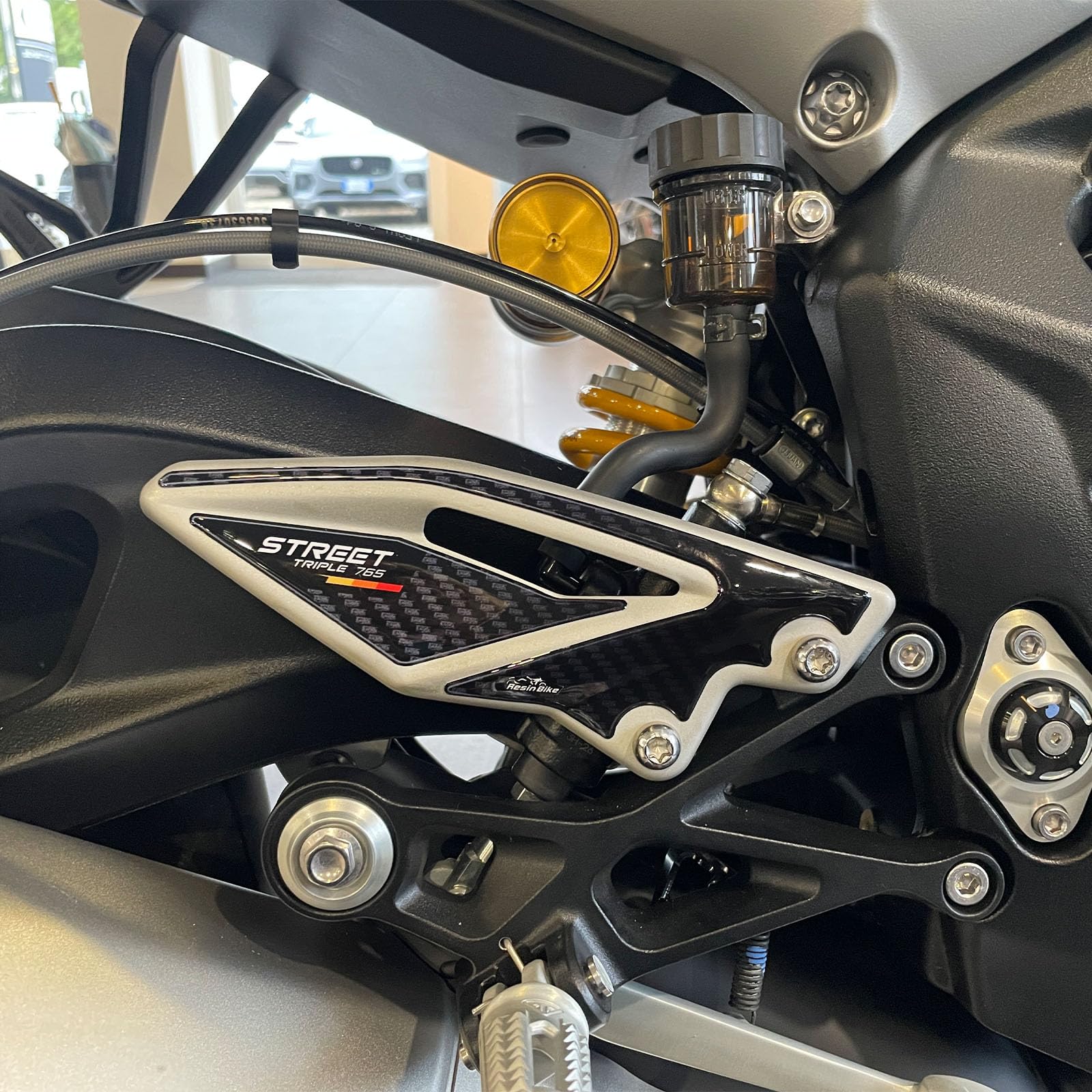 Resin Bike Aufkleber Motorrad Kompatibel Mit Triumph Street Triple 765 RS 2023. Schutz Motorrad Rand Von Hülle PU Graffi. Klebstoff Harz Aufkleber Set - Stickers Made in Italy Resin Bike Aufkleber Motorrad Kompatibel Mit Triumph Street Triple 765 RS 2023. Schutz Motorrad Rand Von Hülle PU Graffi. Klebstoff Harz Aufkleber Set - Stickers Made in Italy von Resin Bike