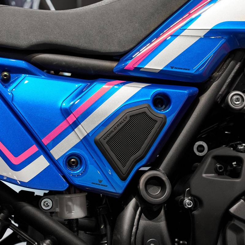 Resin Bike Aufkleber Motorrad Kompatibel Mit Yamaha Tenere 700 World Rally 2024. Luftfilterkasten vor Stößen und Kratzern. Aufklebersatz 3D-Harzklebstoff - Stickers Made in Italy von Resin Bike