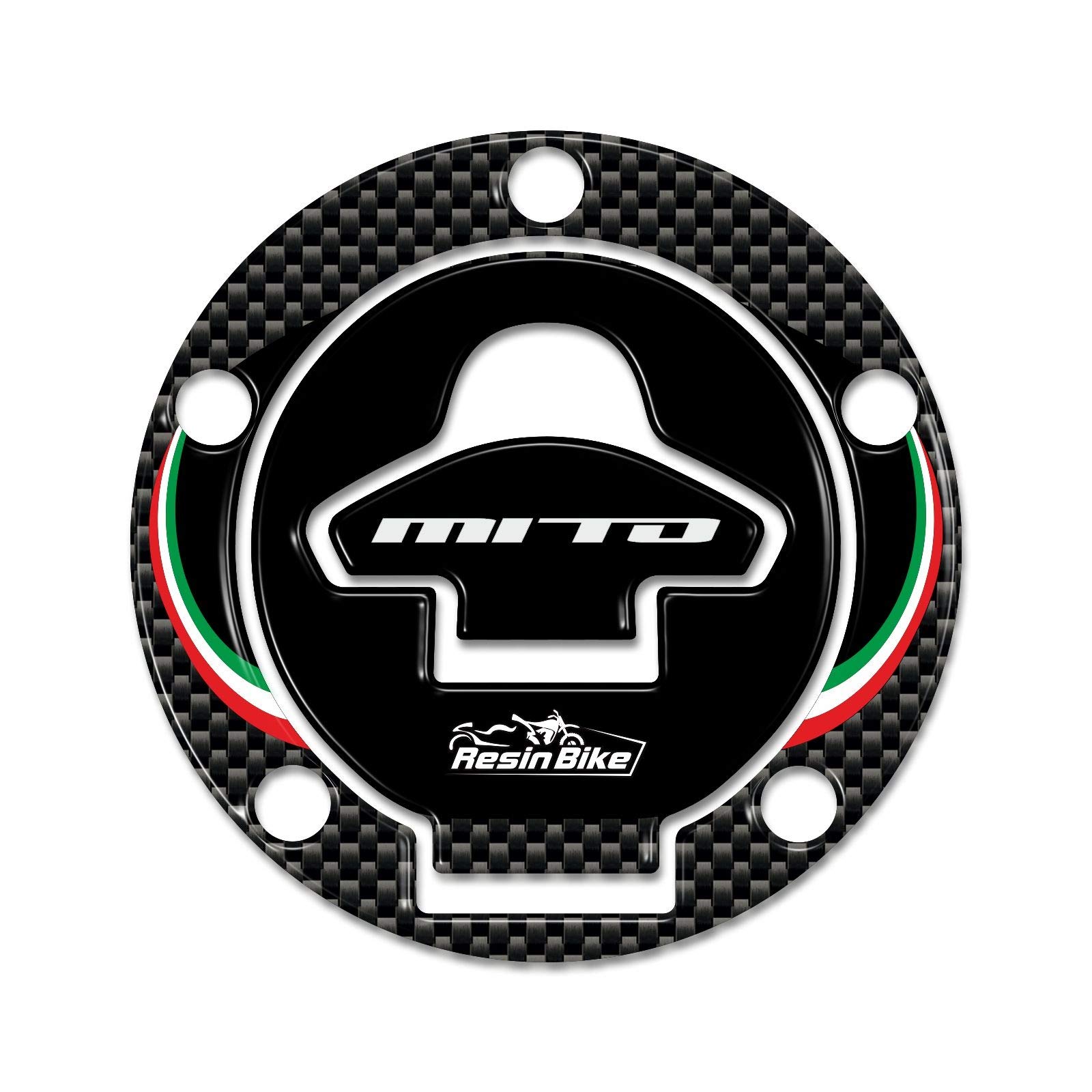 Resin Bike Aufkleber für Motorrad Kompatibel mit Cagiva Mito. Seitenschutzgitter vor Stößen und Kratzern. 3D-Harzklebstoff. Motorrad-Gadget - Stickers - Made in Italy Resin Bike Aufkleber für Motorrad Kompatibel mit Cagiva Mito. Seitenschutzgitter vor Stößen und Kratzern. 3D-Harzklebstoff. Motorrad-Gadget - Stickers - Made in Italy von Resin Bike
