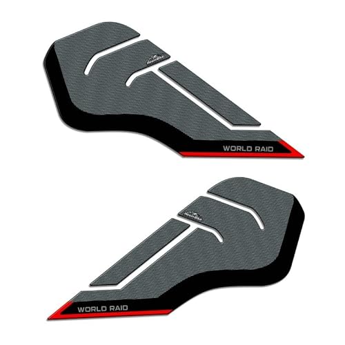 Resin Bike Aufkleber für Motorrad Kompatibel mit Yamaha Tenere 700 2019 2020. Seitenschutz für den Tank vor Stößen und Kratzern. Paar 3D-Harzklebstoff - Stickers - Made in Italy von Resin Bike